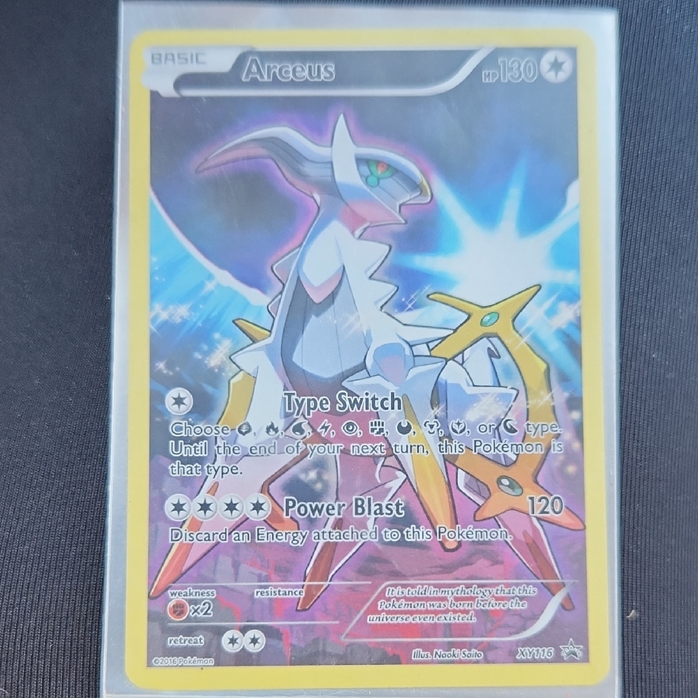 Arceus ULTRA RARE Pokemon Card
